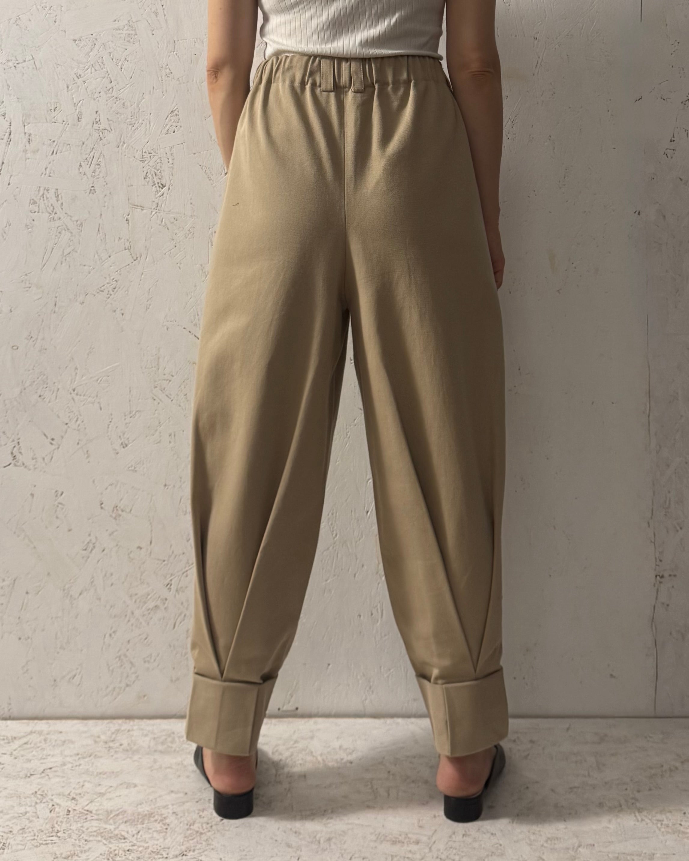 unisex pants made of organic twill