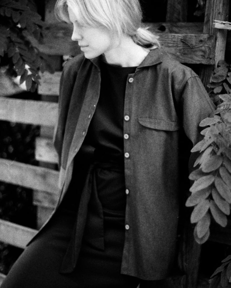 overshirt made of organic twill