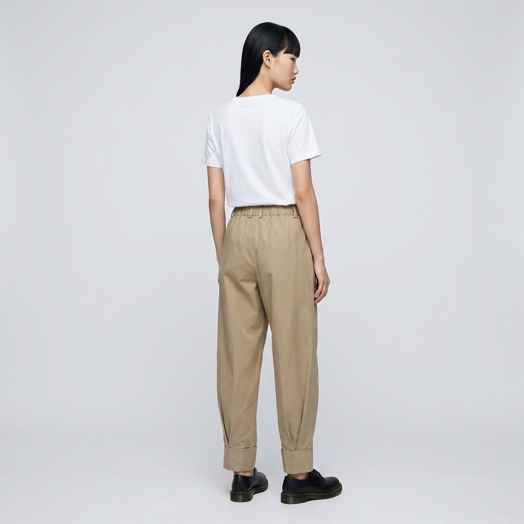 unisex pants made of organic twill