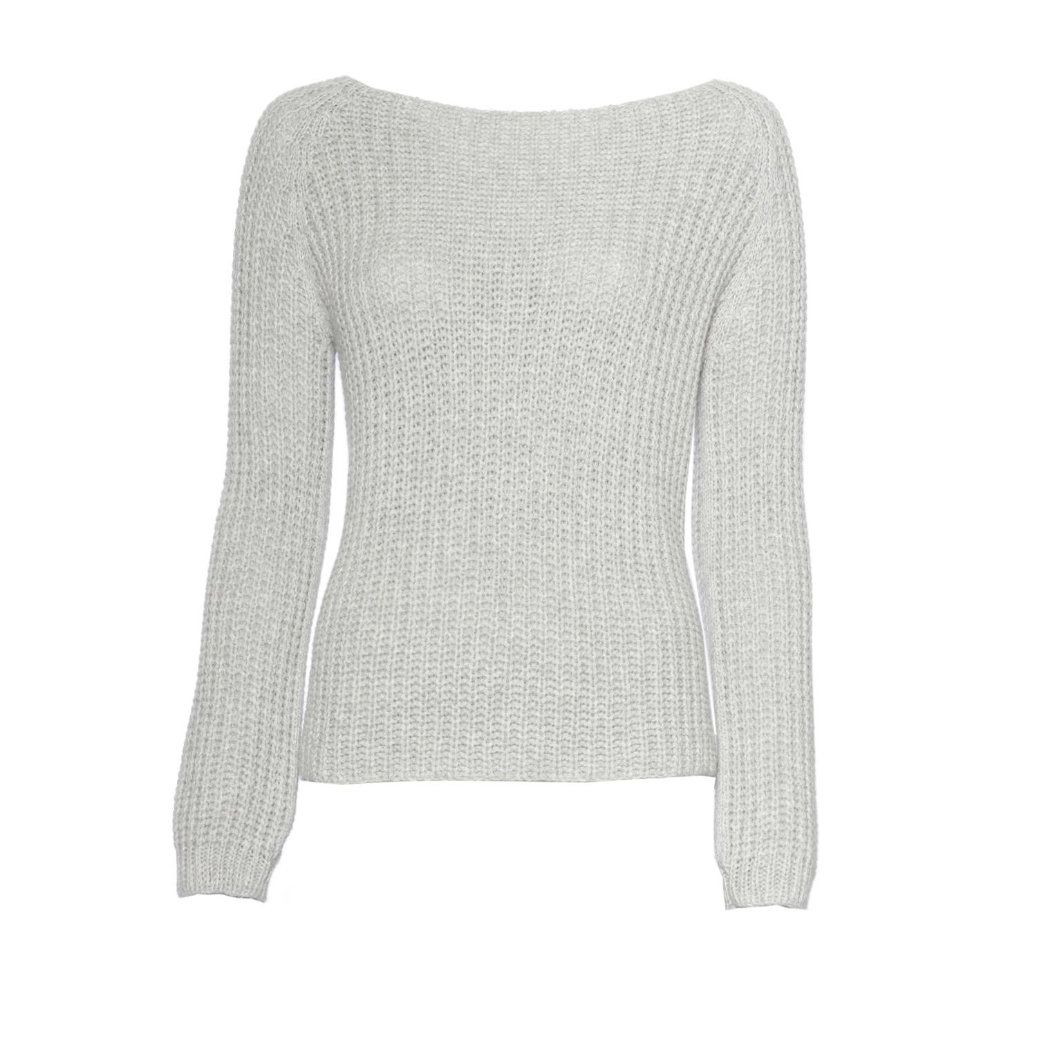 hand knitted cashmere pullover by Natascha von Hirschhausen fashion design made in Berlin