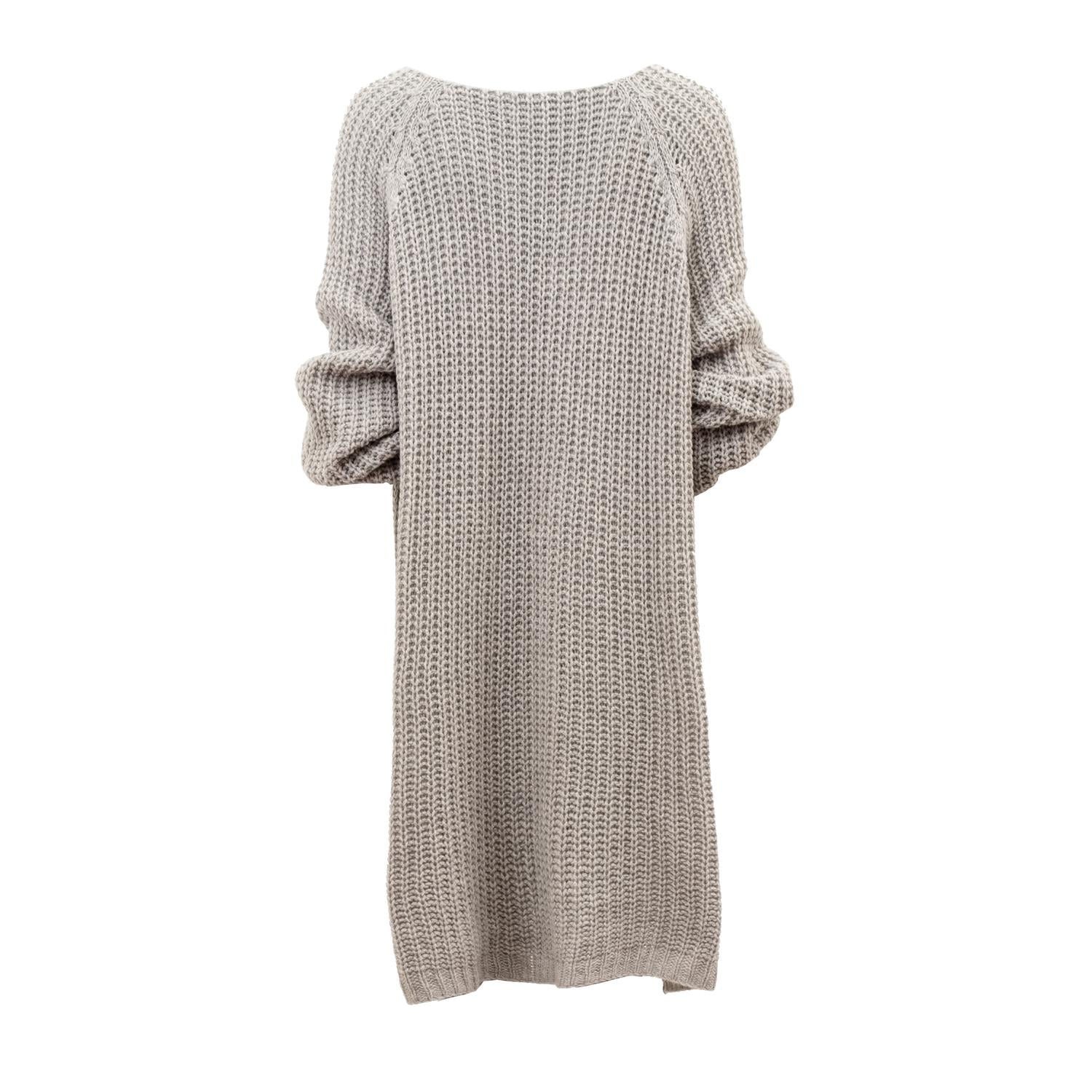 oversized cashmere dress by Natascha von Hirschhausen fashion design made in Berlin