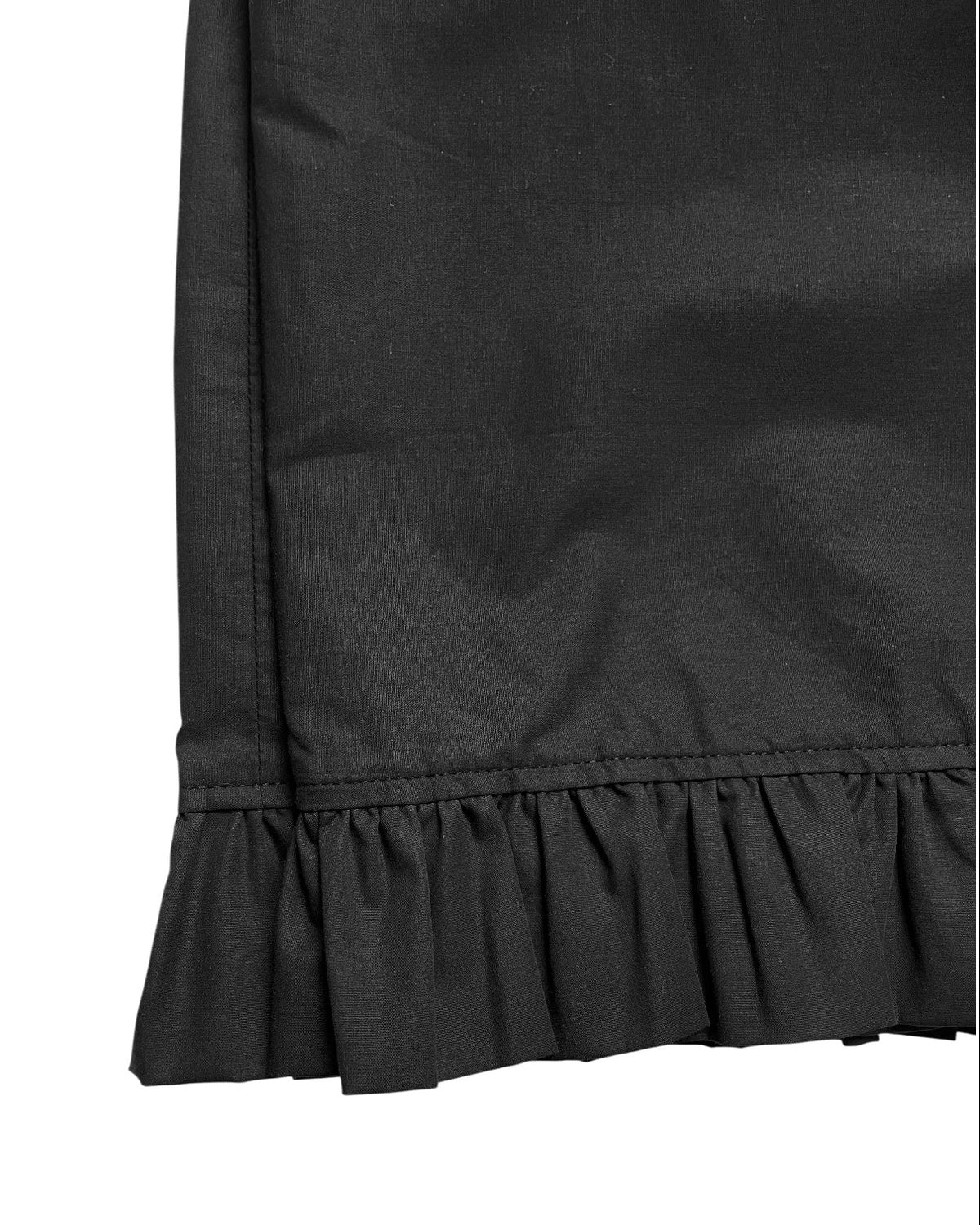 oversized culotte with ruffles