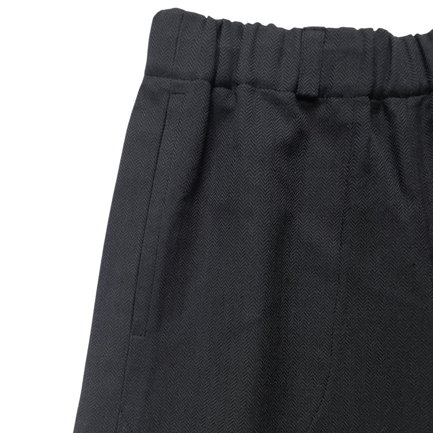 black pants suit with 3/4 sleeves