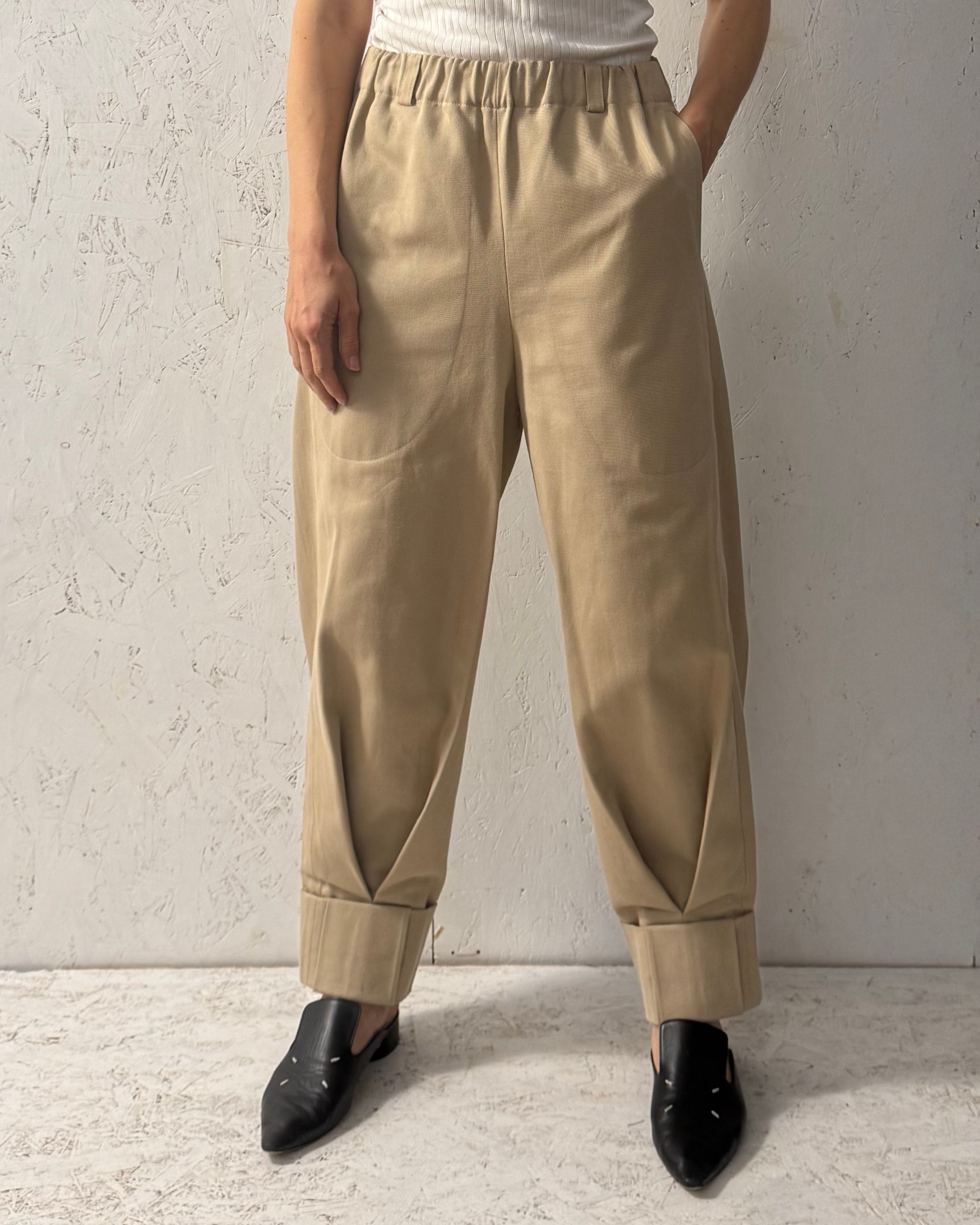unisex pants made of organic twill