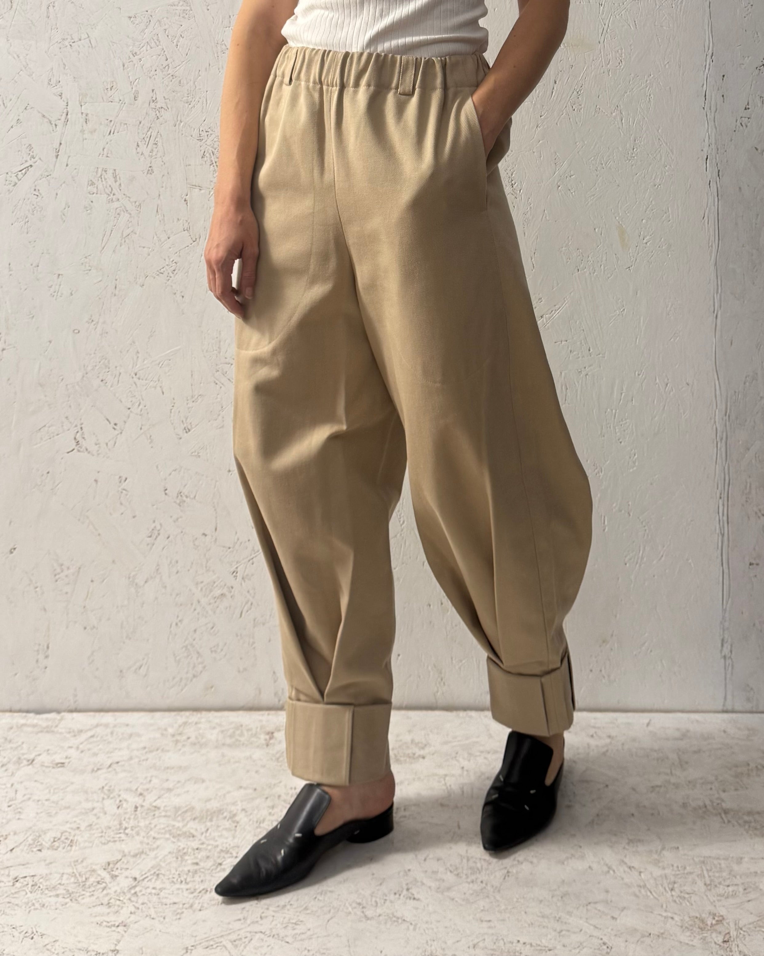 unisex pants made of organic twill