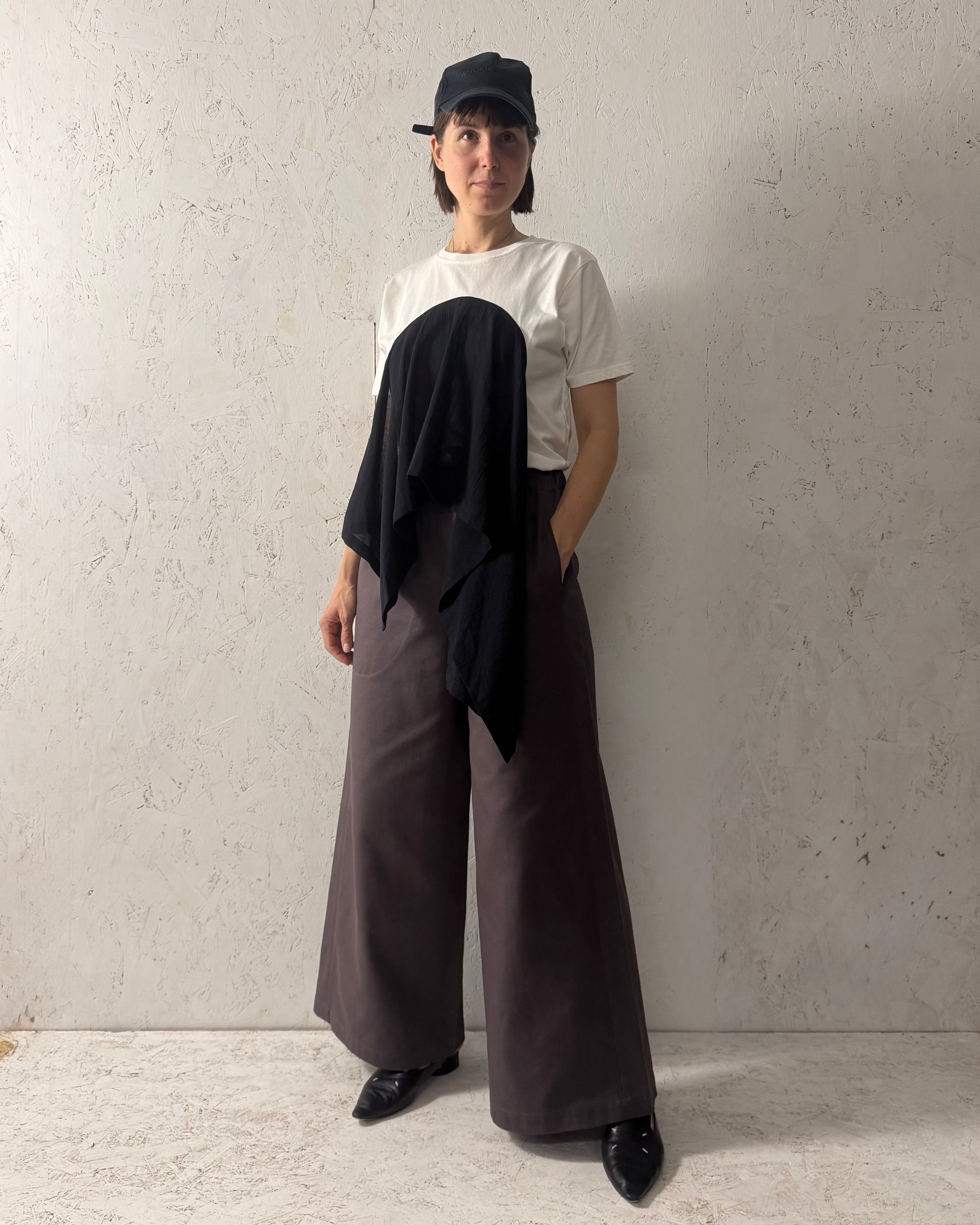 gerade Hose aus elegantem Kreuzköper