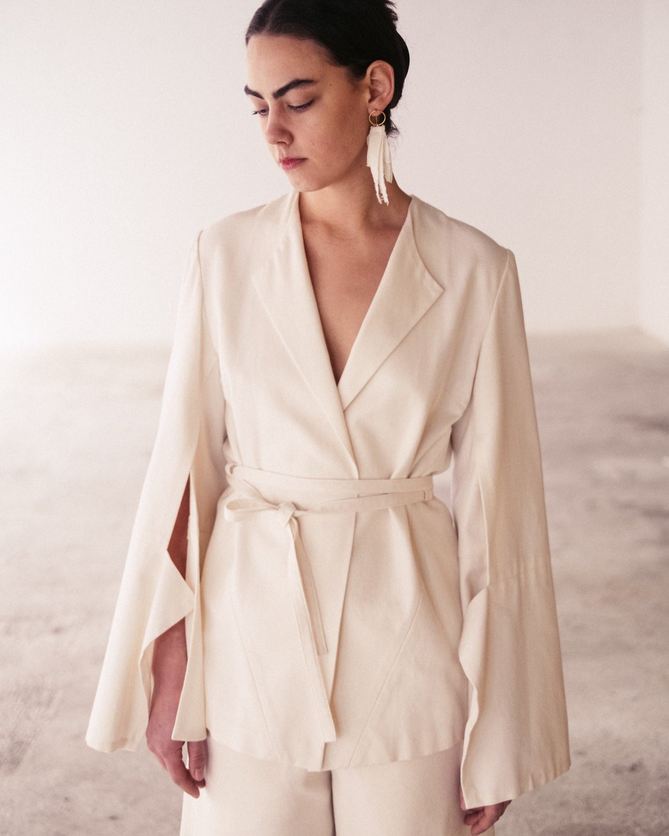 pants suit with long sleeves