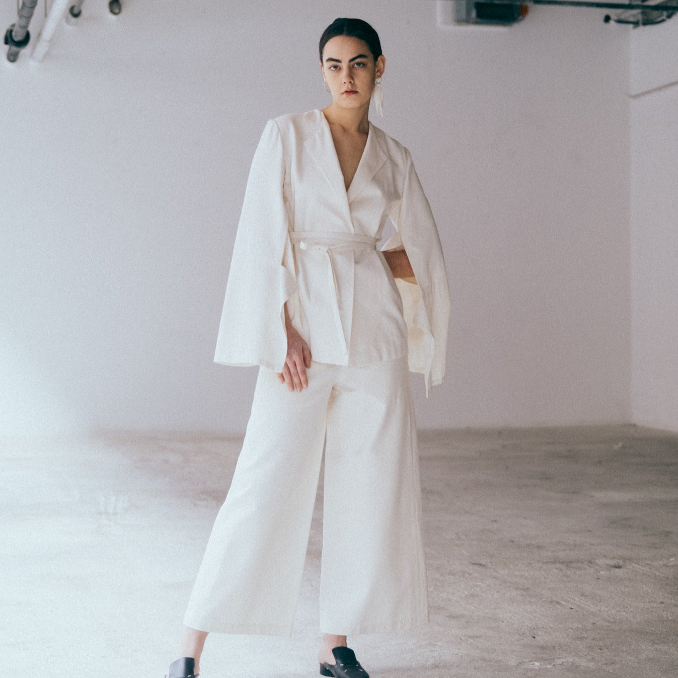 pants suit with long sleeves