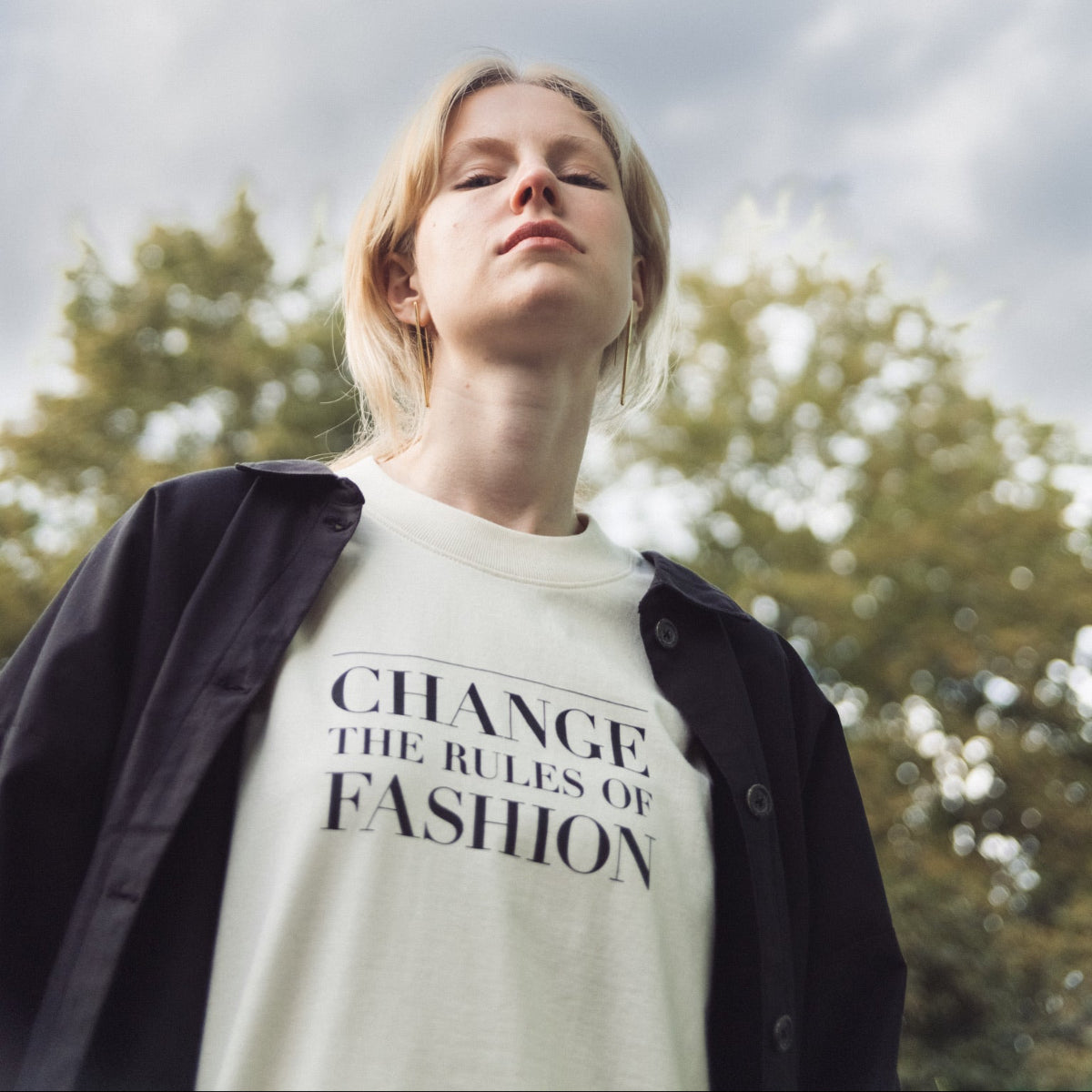 unisex T-shirt "change the rules of fashion"