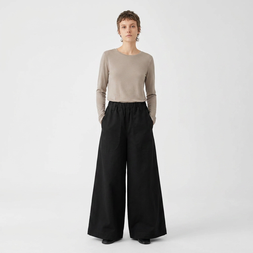 oversized pants with pockets