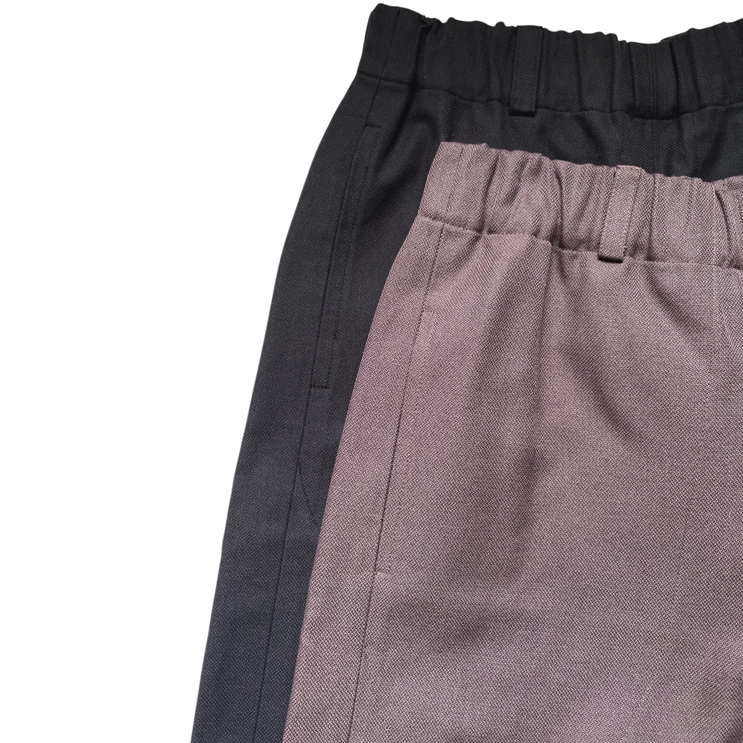 straight pants made of elegant cross-twill