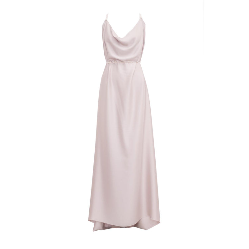 draped silk bridal dress by Natascha von Hirschhausen fashion design made in Berlin