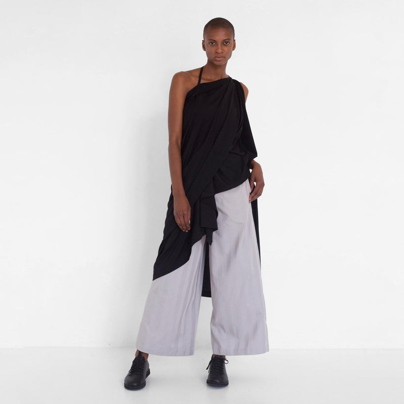 straight striped pants by Natascha von Hirschhausen fashion design made in Berlin