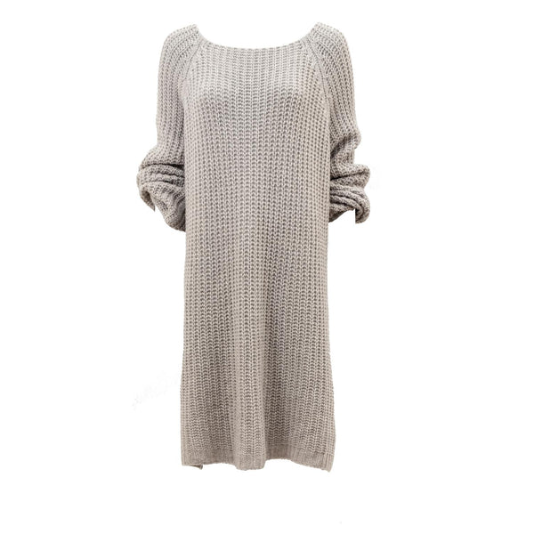 oversized cashmere dress by Natascha von Hirschhausen fashion design made in Berlin