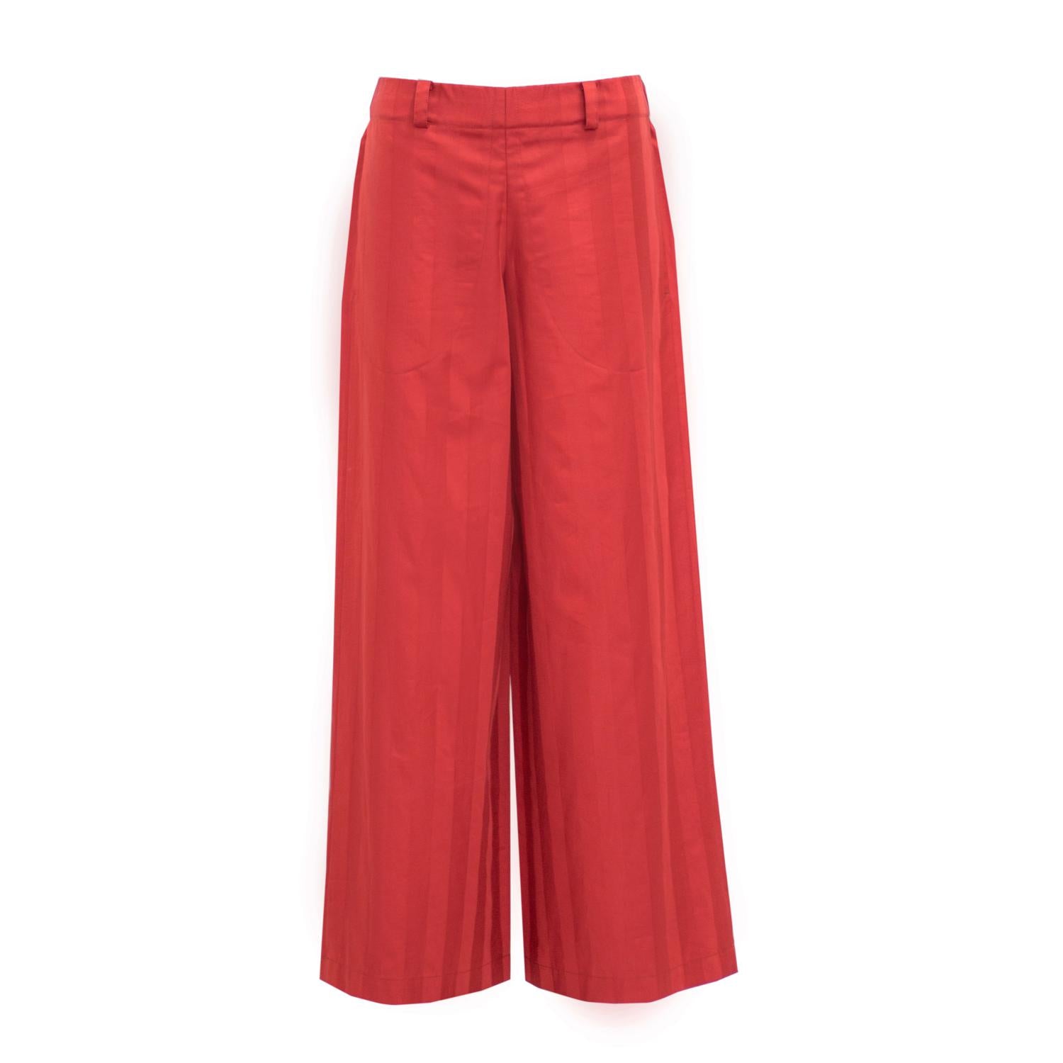 straight striped pants
