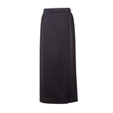 straight skirt with slit by Natascha von Hirschhausen fashion design made in Berlin