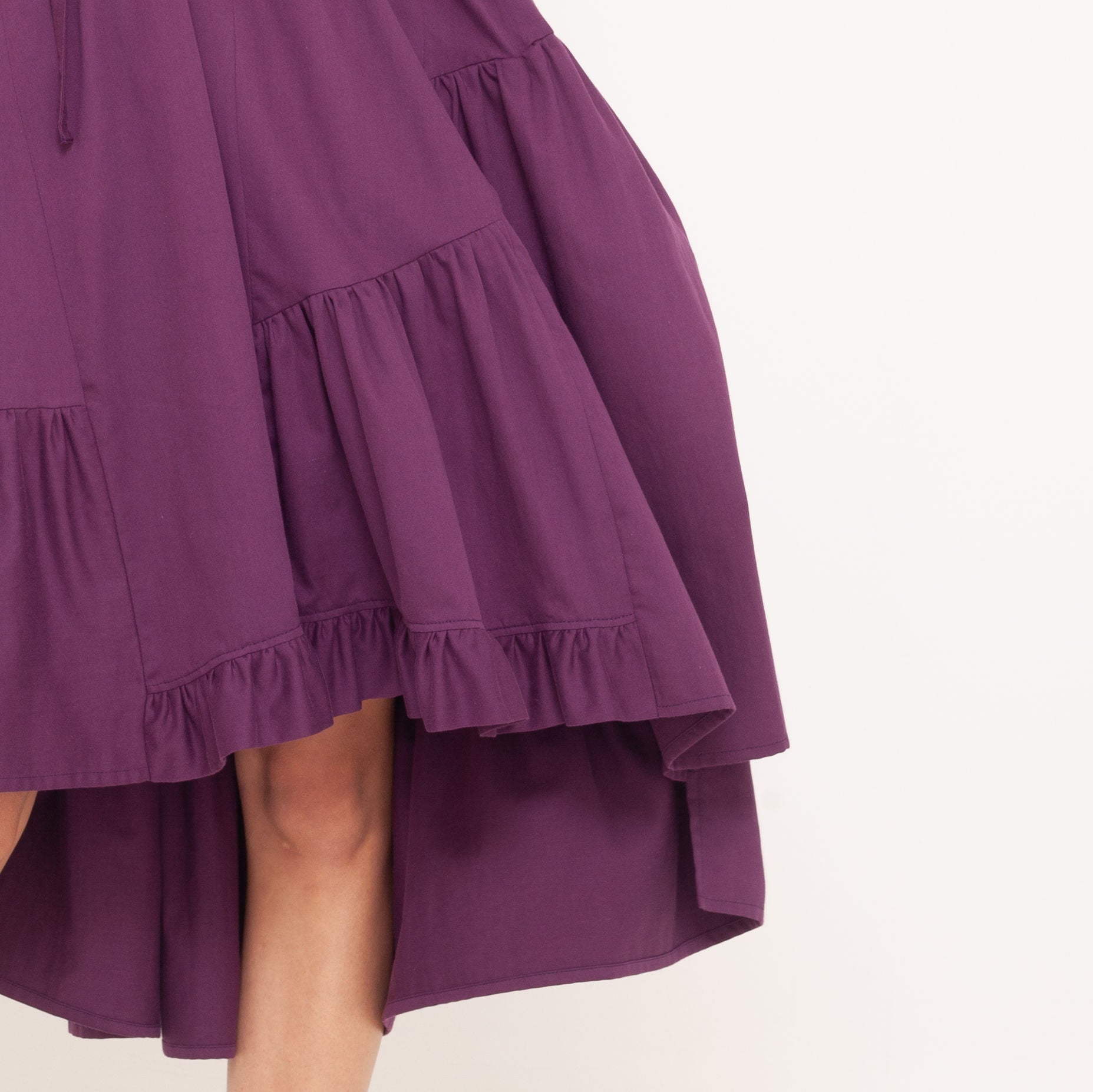 2nd love - einzigartiges Kleid mit asymmetrischen Raffungen