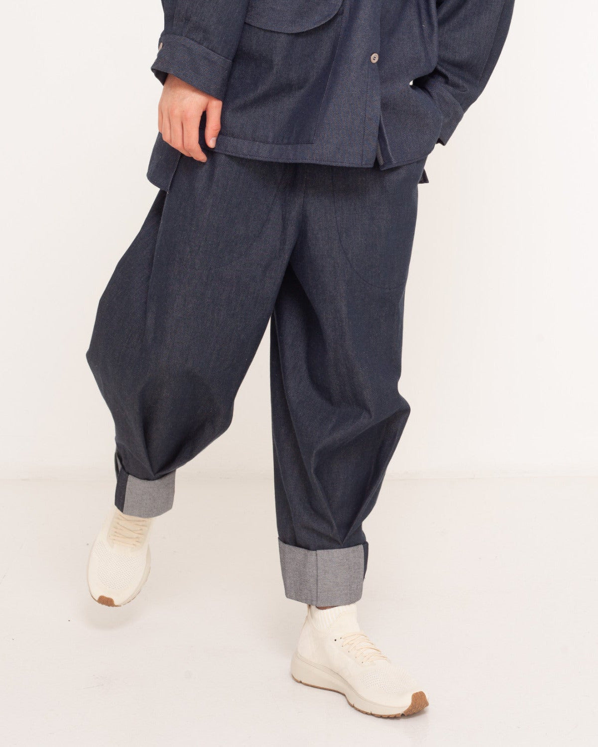 unisex pants made of organic twill