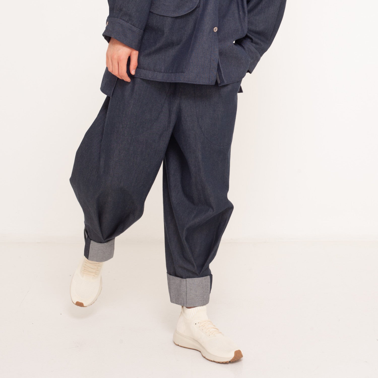 unisex pants made of organic twill