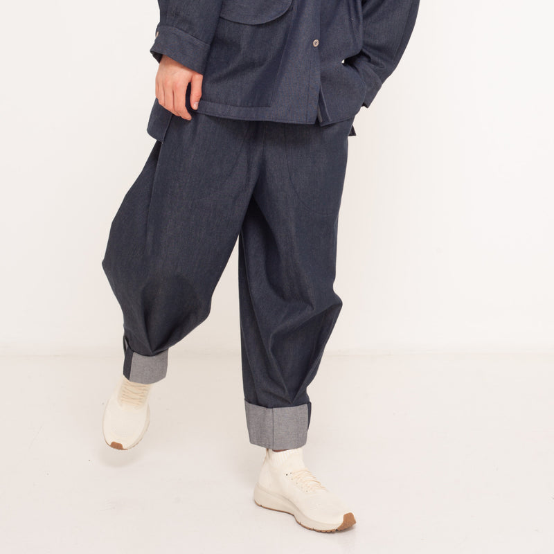 unisex pants made of organic twill
