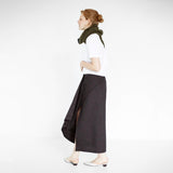 draped cotton skirt by Natascha von Hirschhausen fashion design made in Berlin