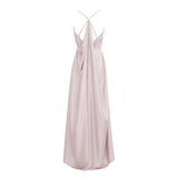 draped silk bridal dress by Natascha von Hirschhausen fashion design made in Berlin