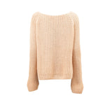 exclusive woollen pullover dyed with avocado seeds by Natascha von Hirschhausen fashion design made in Berlin