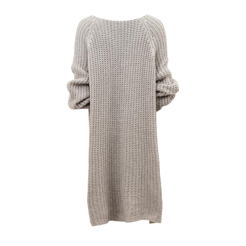 oversized cashmere dress by Natascha von Hirschhausen fashion design made in Berlin