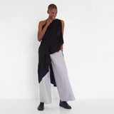 straight striped pants by Natascha von Hirschhausen fashion design made in Berlin