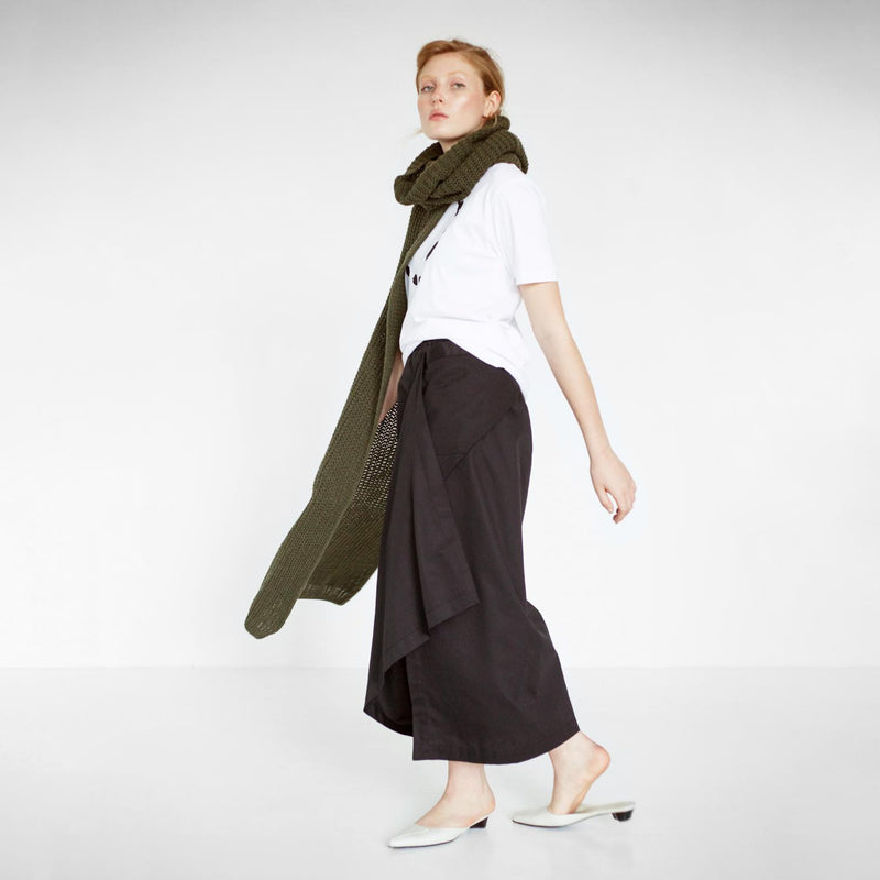 versatile tube scarf made of cashmere by Natascha von Hirschhausen fashion design made in Berlin