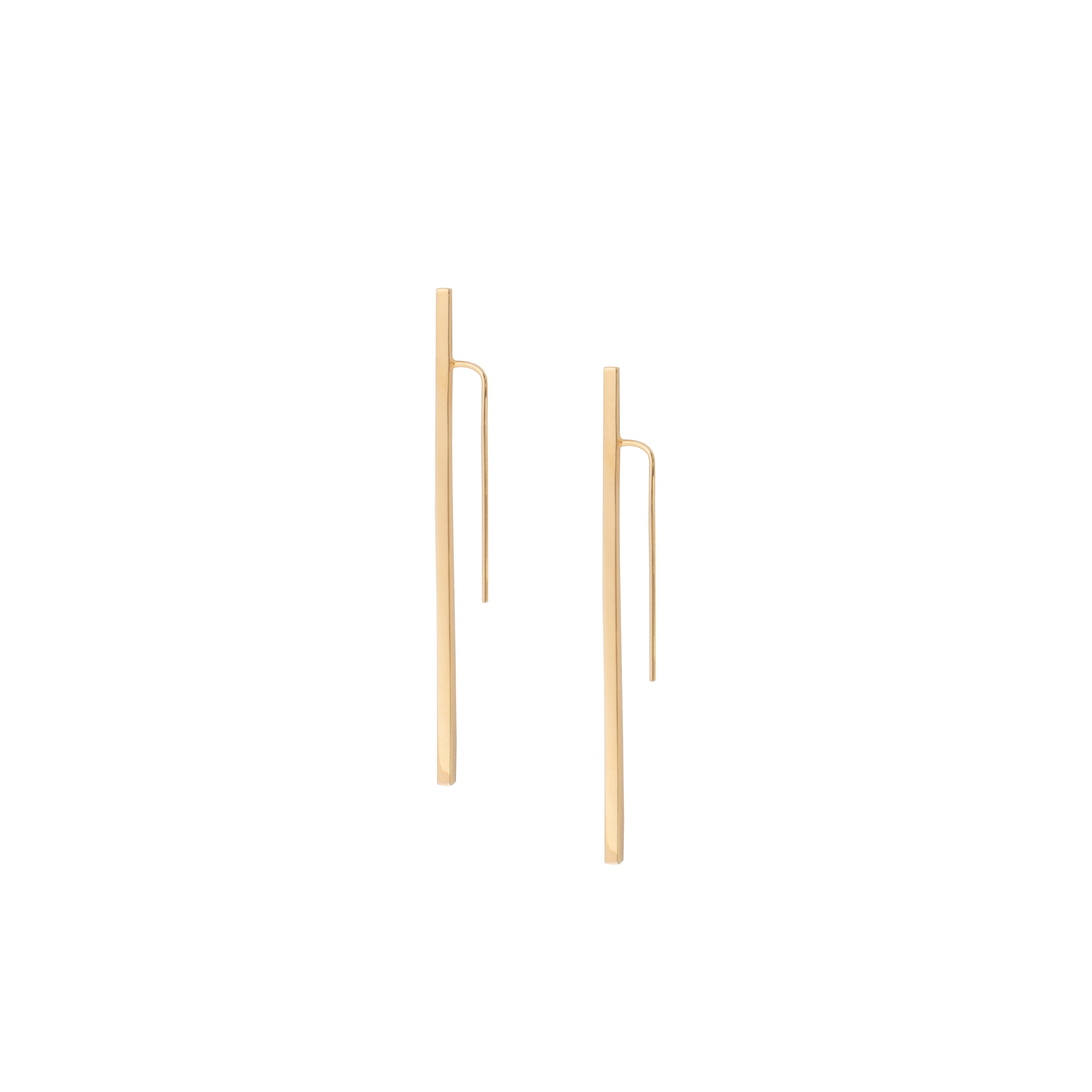 minimalist statement earrings