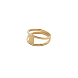 minimalist silver ring