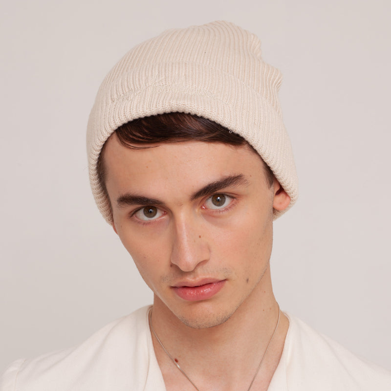 embroidered beanie