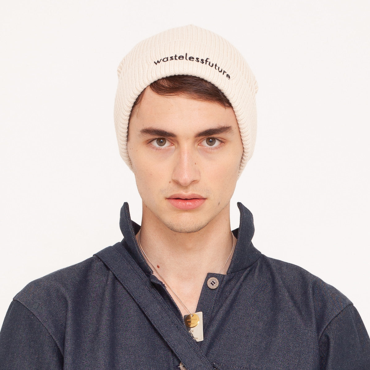 embroidered beanie