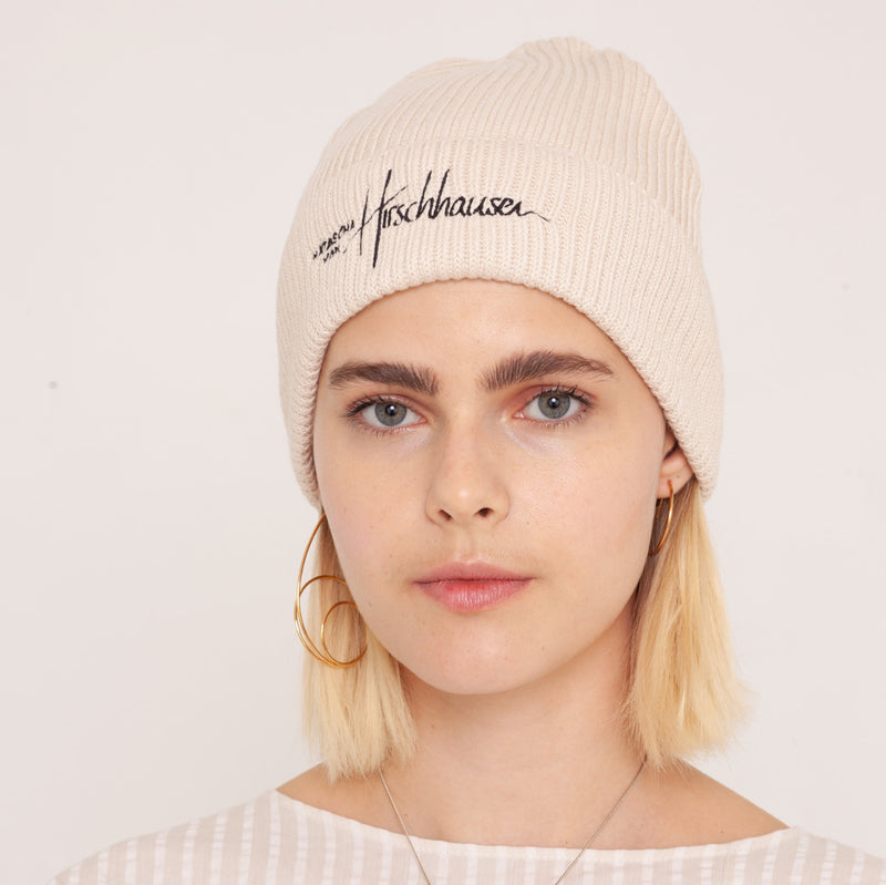 embroidered beanie