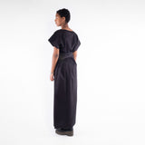 long evening gown in black